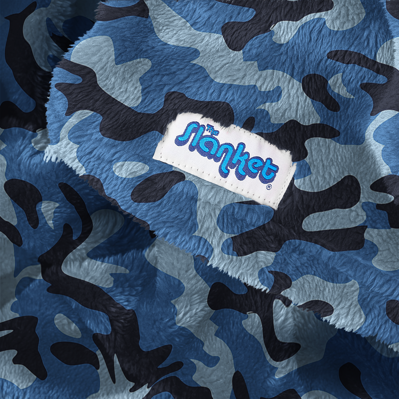 The Stroller Slanket - Blue Camo