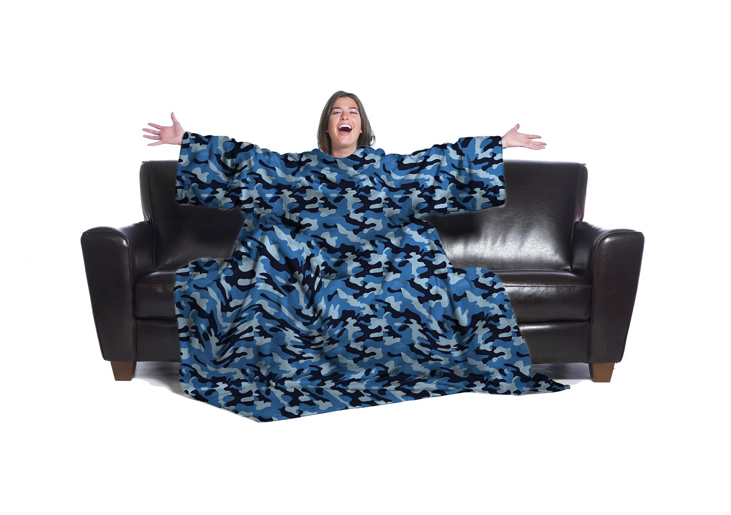 The Ultimate Slanket - Blue Camo