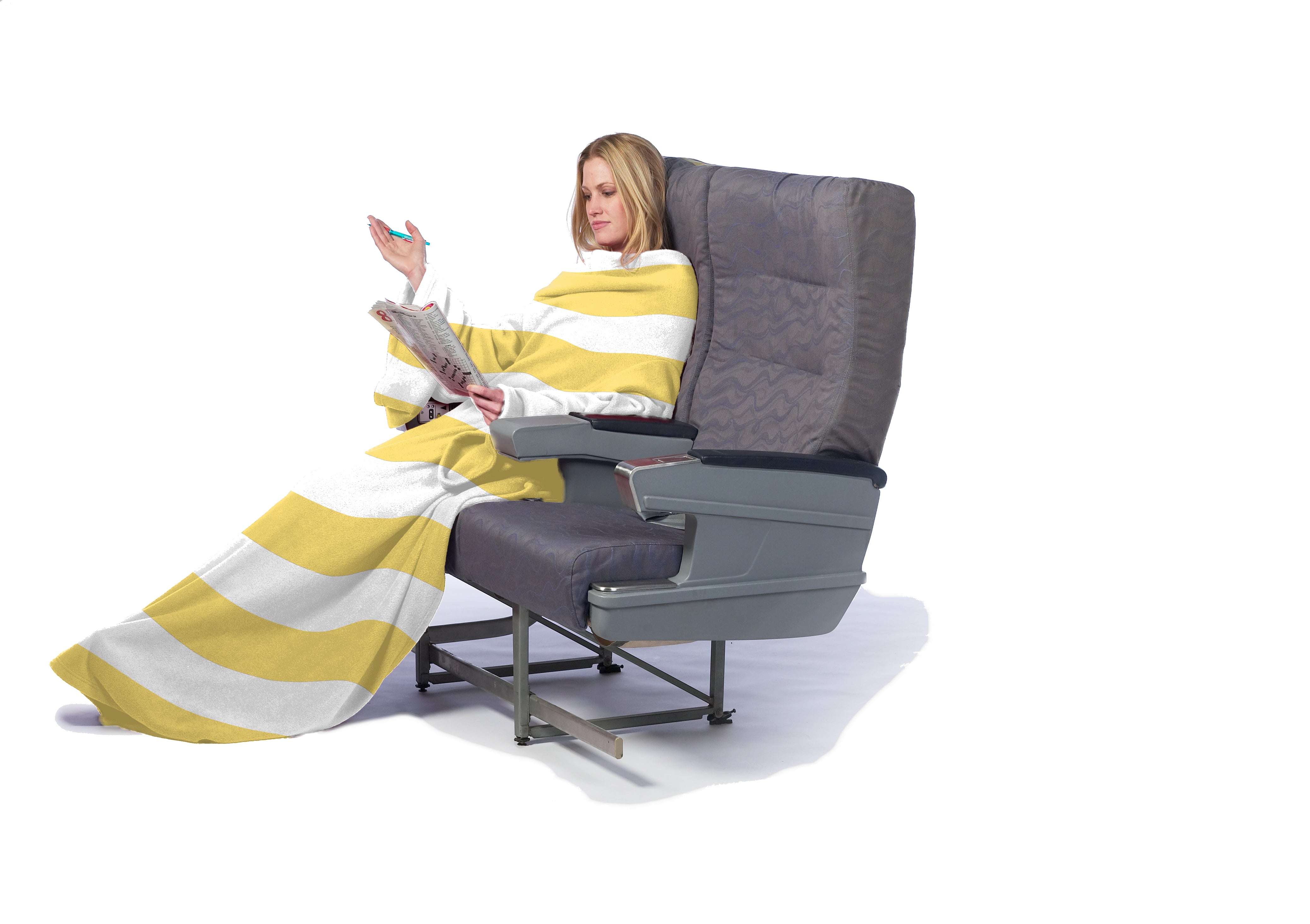 The Ultimate Slanket Yellow Stripe The Slanket