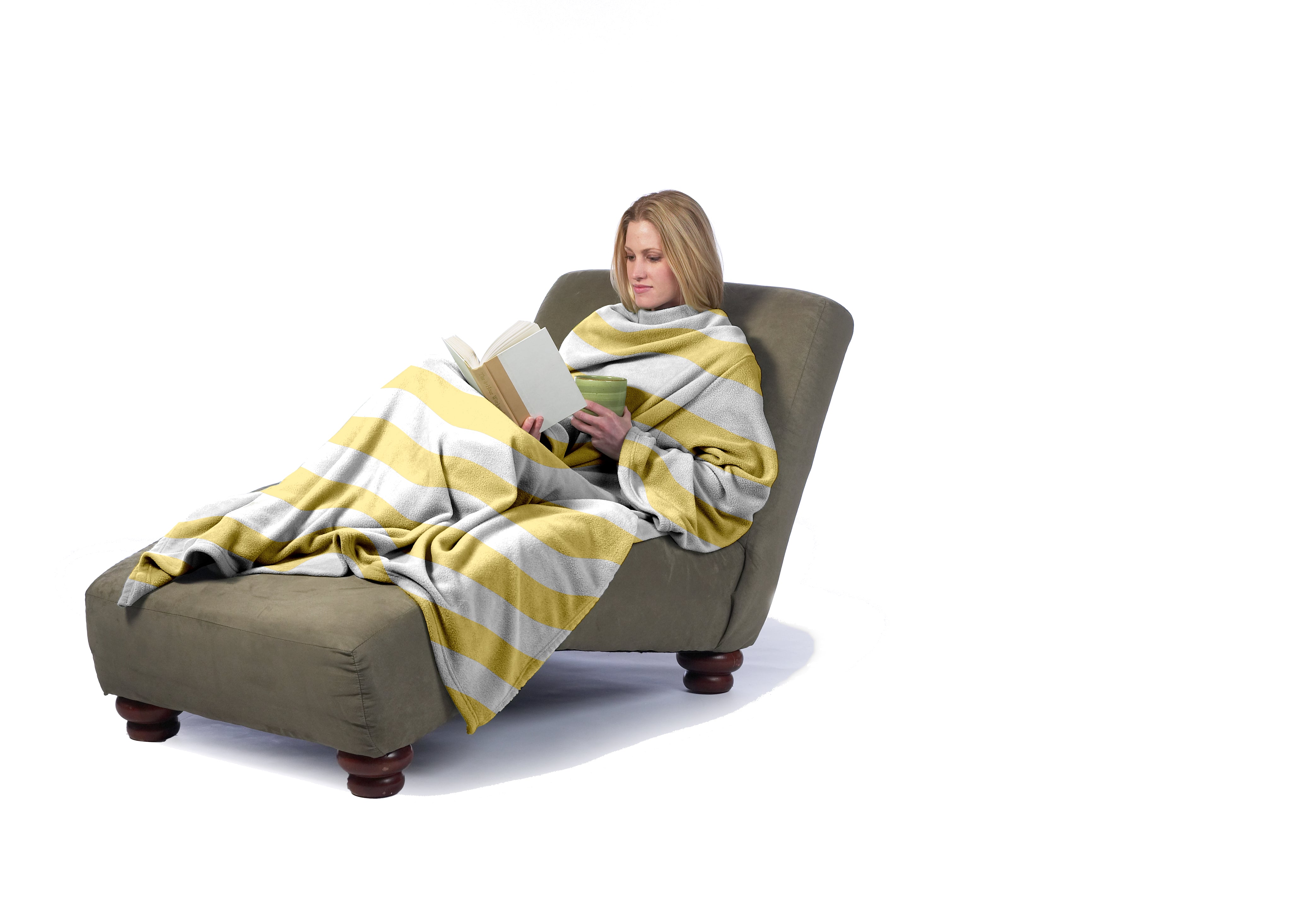 The Ultimate Slanket Yellow Stripe The Slanket